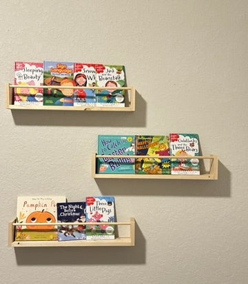 Wood Shelf / Nursery Bookshelf