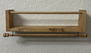 Headband and Bow Holder- Nursey Wood Shelf