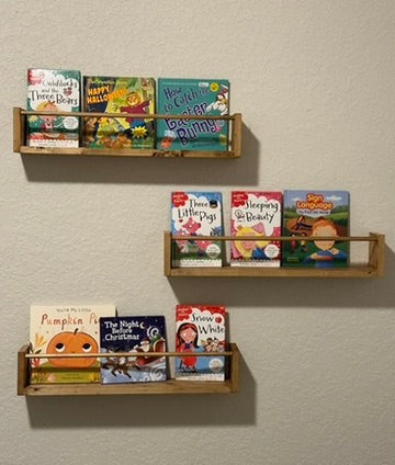 Wood Shelf / Nursery Bookshelf