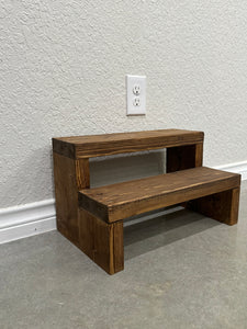 Wooden Step Stools for Adults and Kids: Heavy-Duty Design- Custom Made