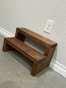 Wooden Step Stools for Adults and Kids: Heavy-Duty Design- Custom Made