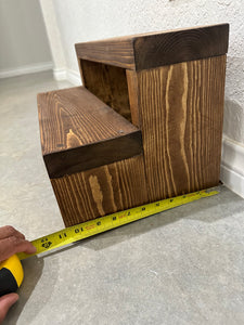 Wooden Step Stools for Adults and Kids: Heavy-Duty Design- Custom Made