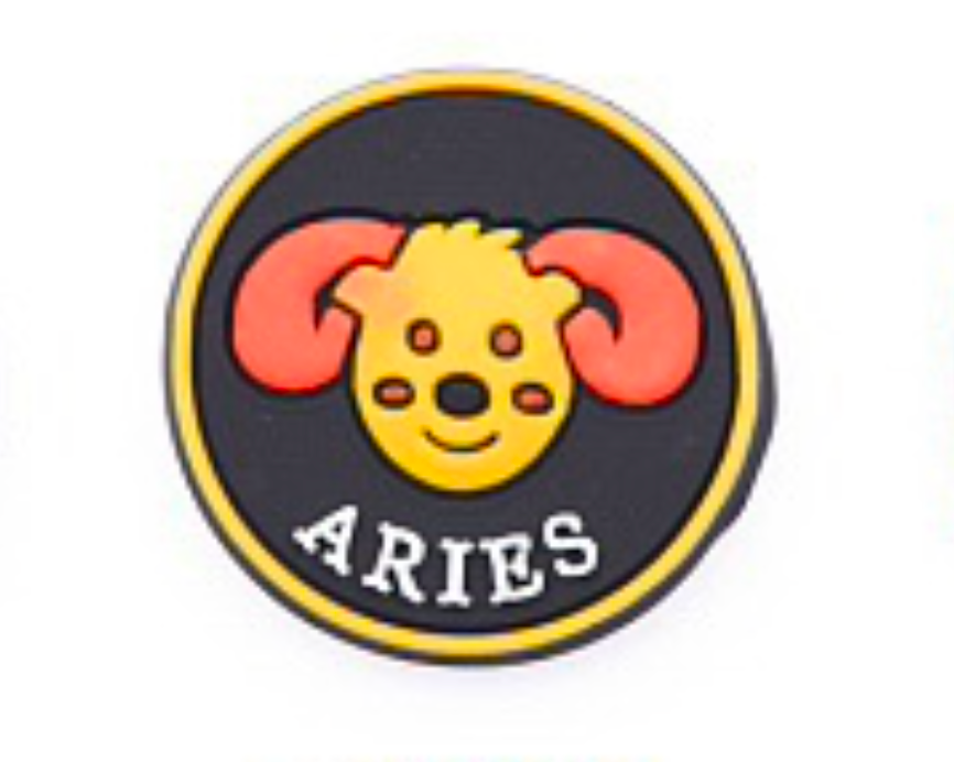 Aries Zodiac Sign Shoe Charm